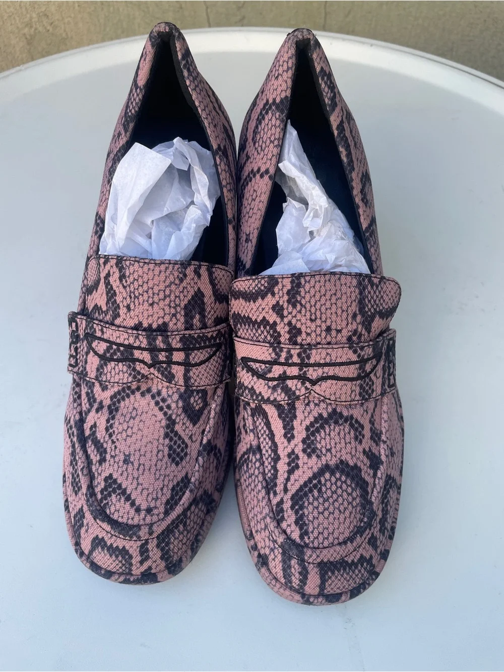 Martine Rose x Clarks Coming Up Roses Collection Snake-Print Loafers